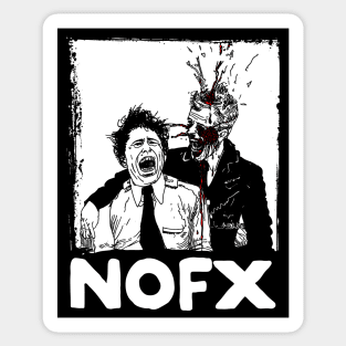 NOFX ------- Original 90s Style Fan Design Sticker